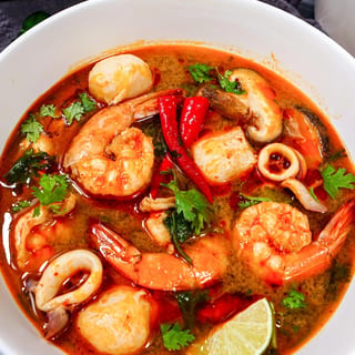 Tomyam Seafood Noodle Soup