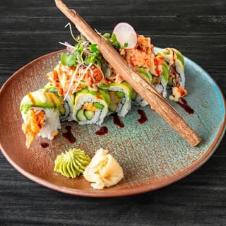 seafood volcano Roll