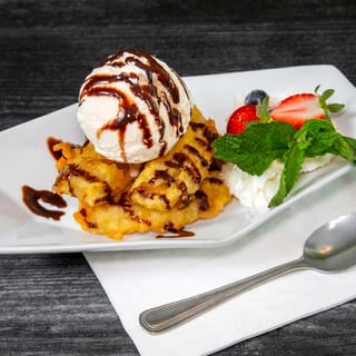 Banana tempura